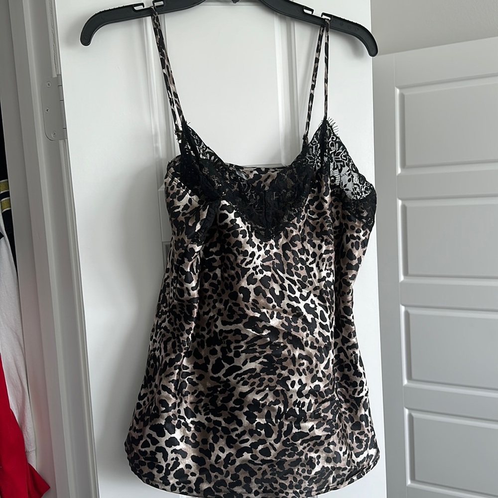 Fashion nova size L cheetah + lace pajamas!!